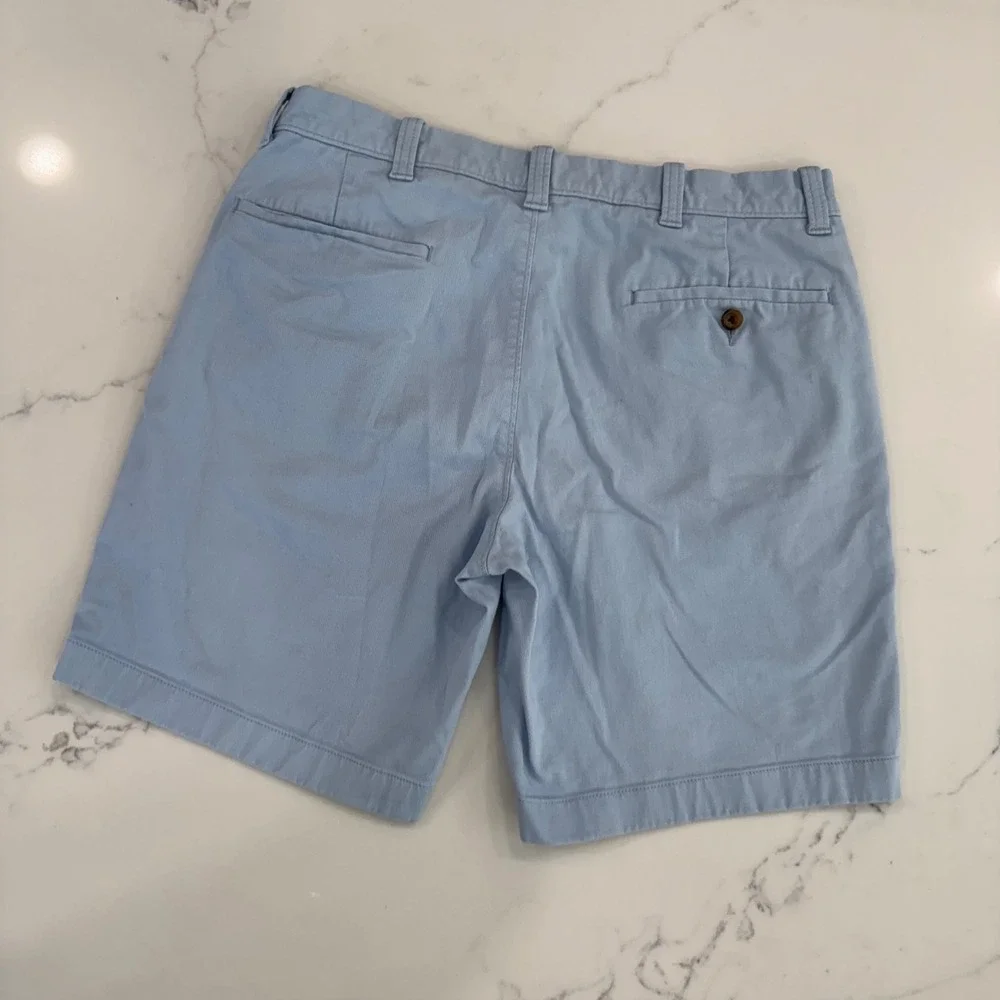 J.Crew Oxford Shorts Mens 33 Light Blue Summer Classic Fit‎ Casual Preppy
